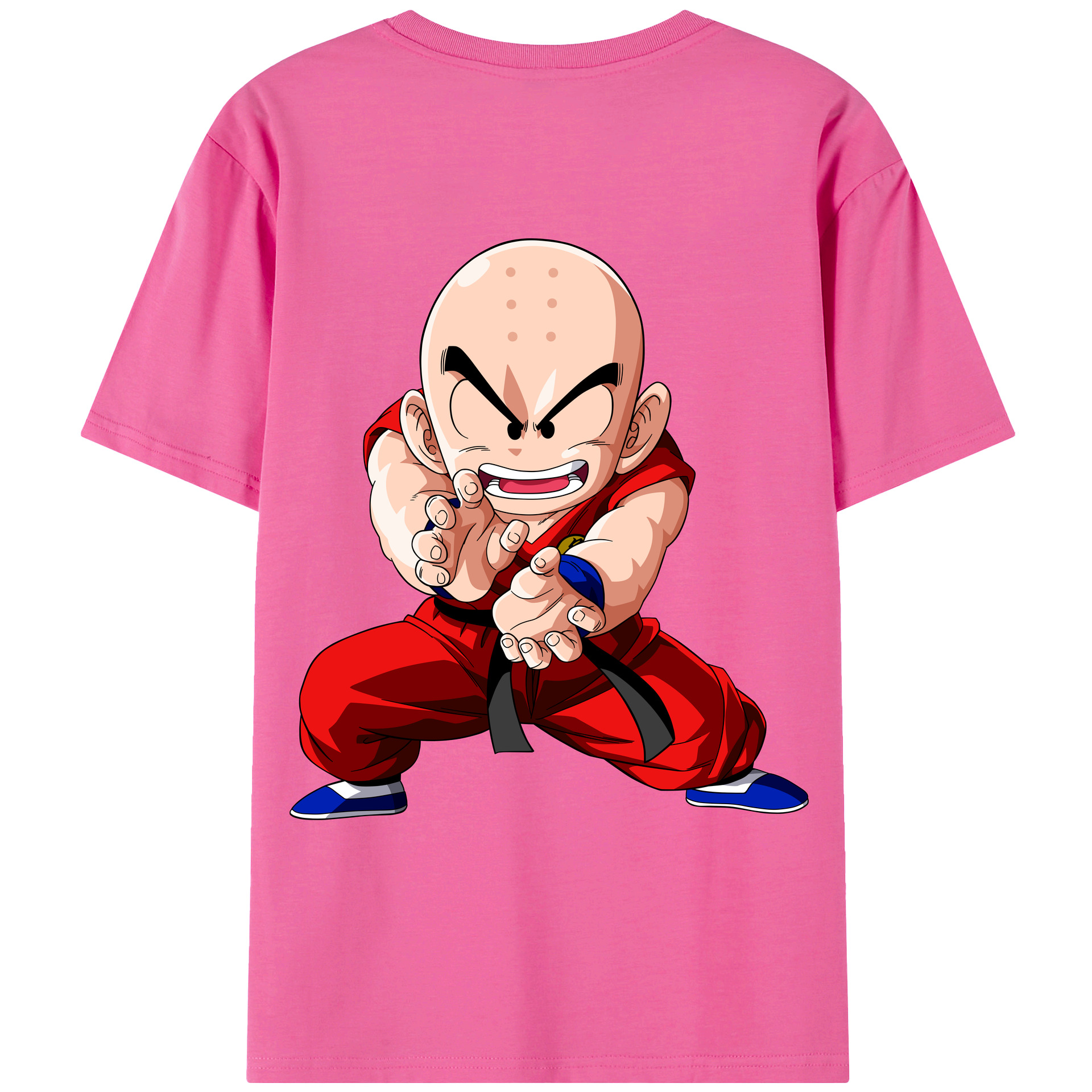 （画像用） ドラゴンボール クリリン DRAGON BALL krillin レディース半袖Tシャツ(バックプリント)